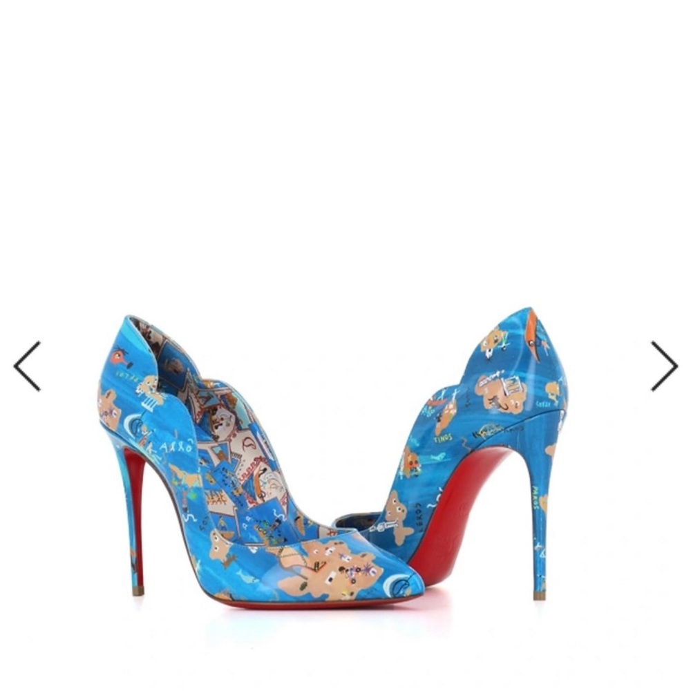 Christian Louboutin Hot Chick Size:  EU 41.5 shoe runs small fits EU 40.5